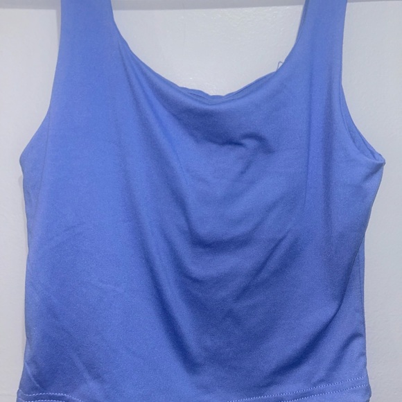Blue Sleeveless Women's Top - Picture 2 of 2